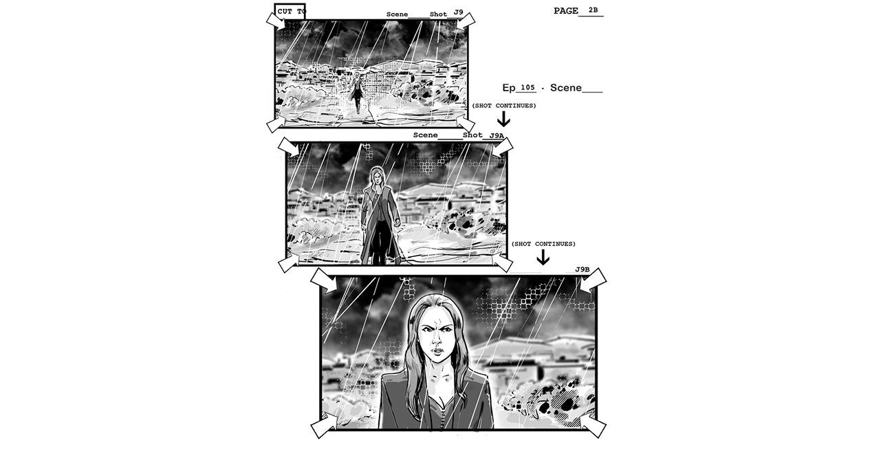 Wandavision - Scarlet Witch and Vision - Storyboards
