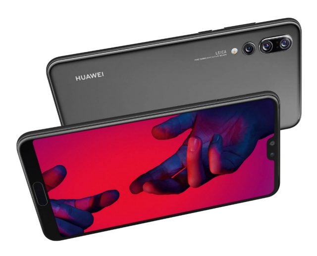 Huawei P20 Pro-sidan på