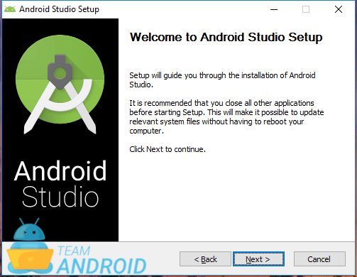 Installera Android Studio - Installationsguide 1