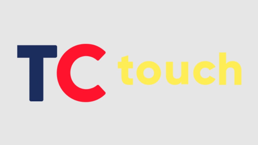 på bilden ser vi telecine touch-logotypen