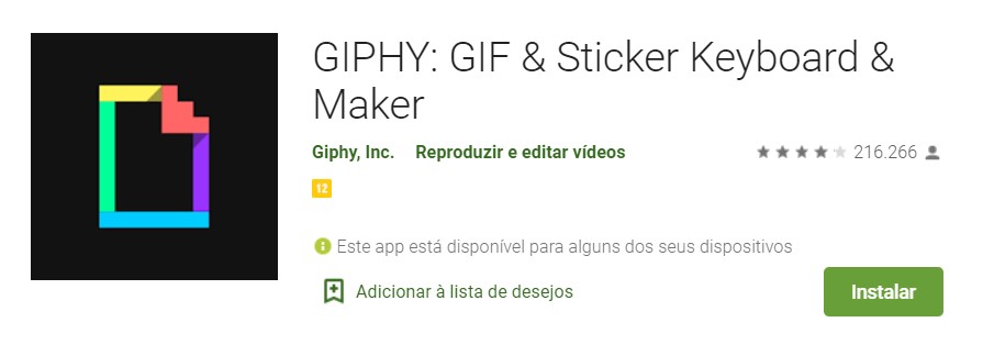 GIPHY - applikationer för att skapa GIF:er