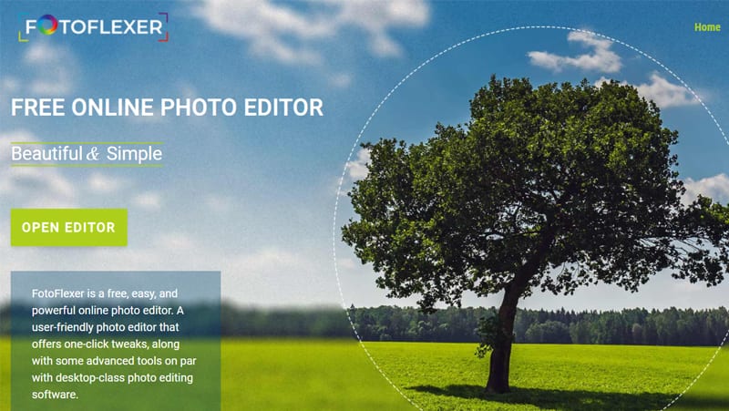 Fotoflexer är ett onlinealternativ för att redigera dina bilder