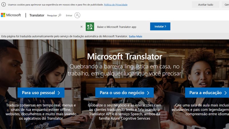 Microsoft translator är ett bra onlineöversättaralternativ