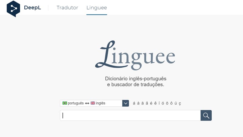 Linguee är en enkel och lättsam webbplats.
