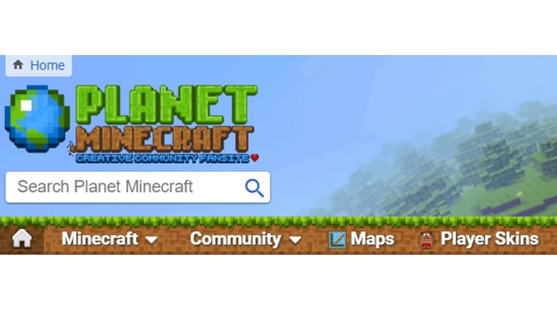 planet minecraft är en annan sida komplett med minecraft-skinn