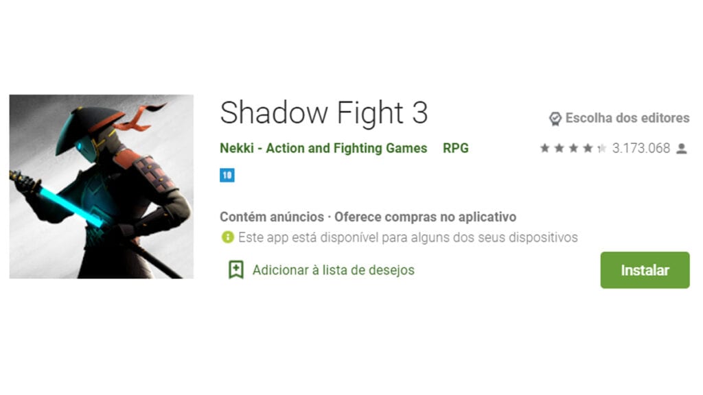 Shadow fight 3 är ett annat alternativ för offline fightingspel