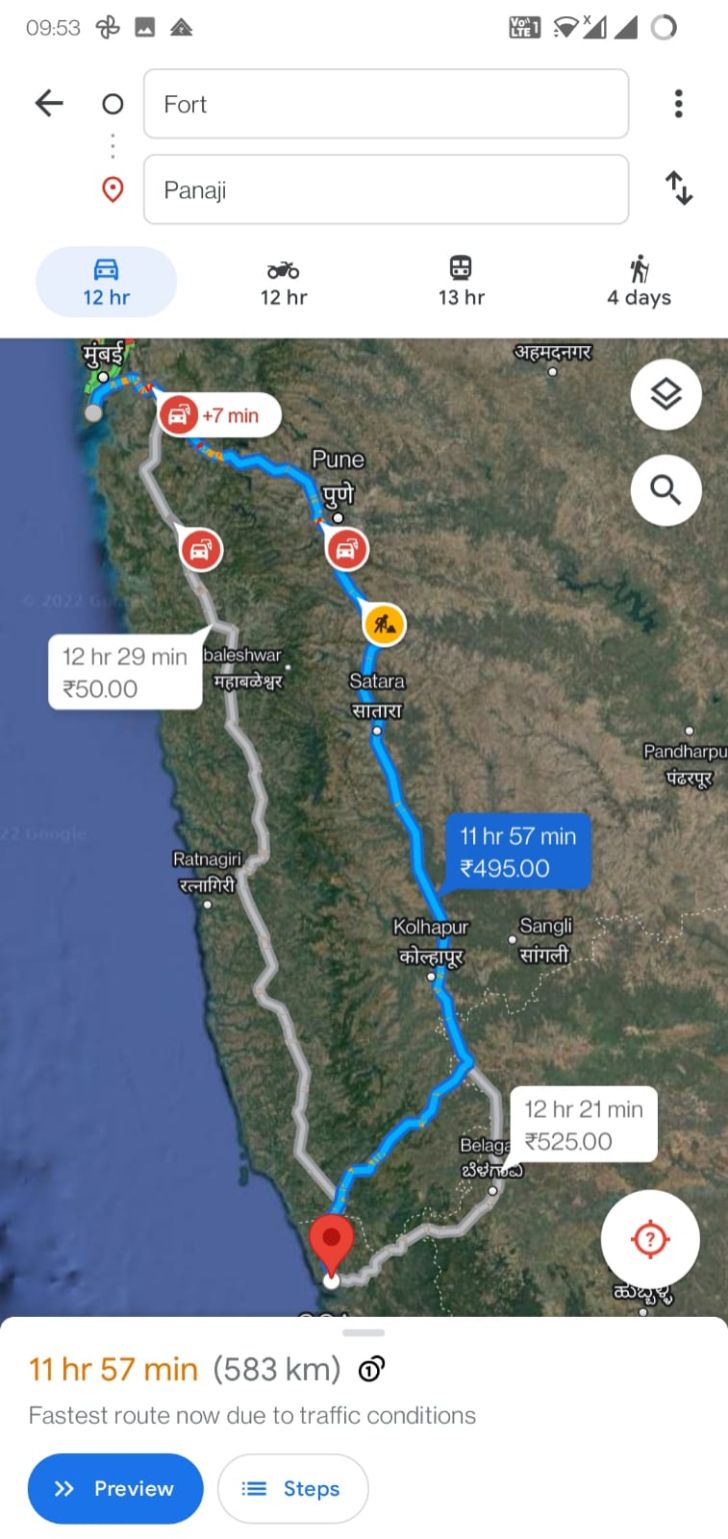 Hur man kontrollerar vägavgiftspriset på Google Maps i några enkla steg