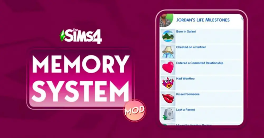 This Sims 4 mod introduces memories that affect your Sim