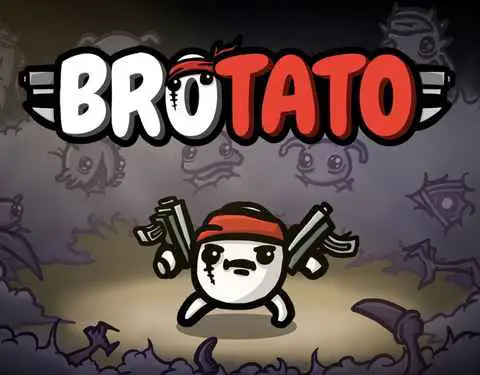 Brotato, a potato with bad grapes that delivers bullets on Steam