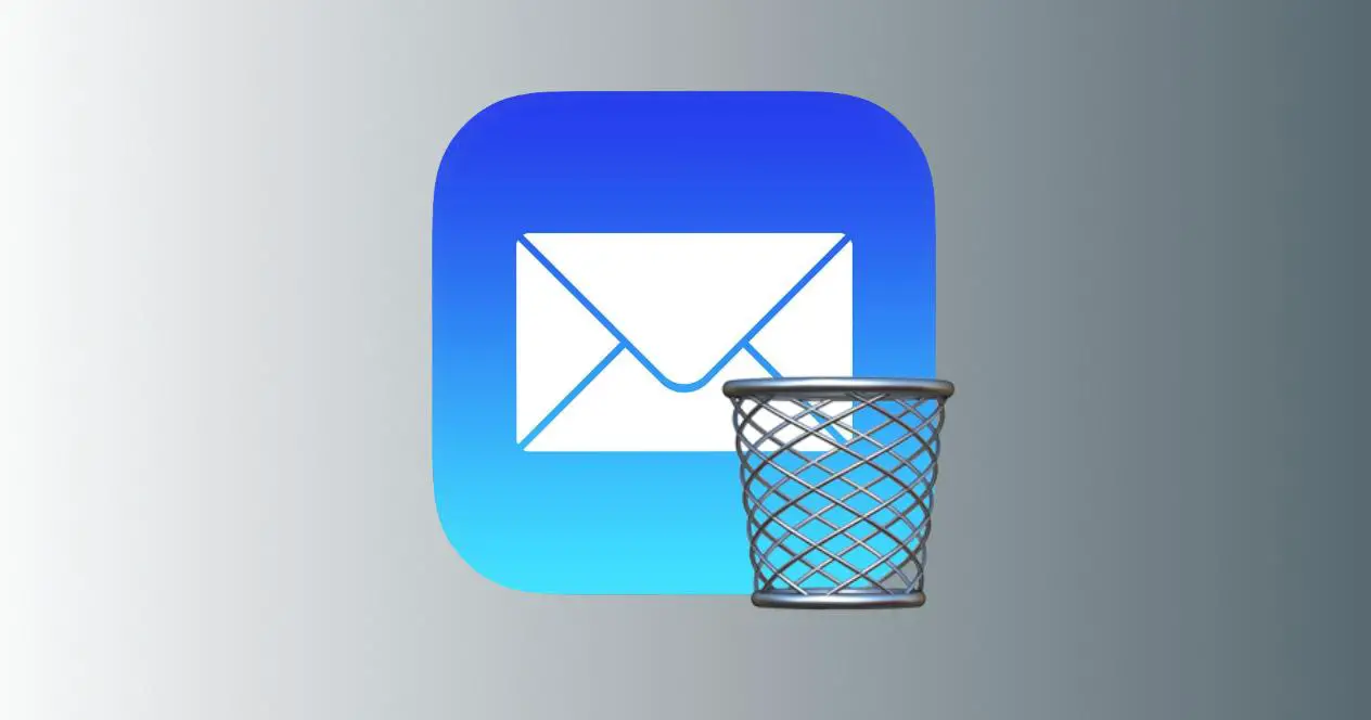 delete an email account in the Mail app