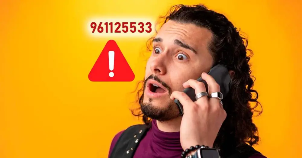 do not answer calls from the number 961125533