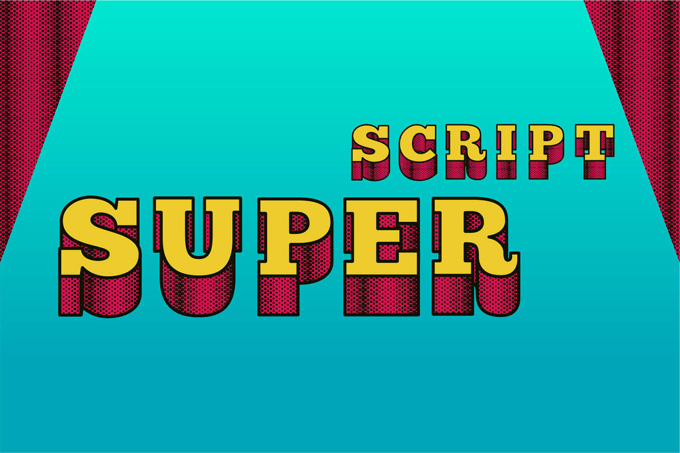 super script text style